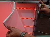 Particoloare di telo teso retroilluminato con strip LED di Barrisol