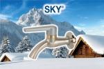 Sky di Effebi: rubinetto da esterno antigoccia e antigelo