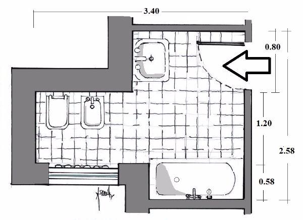 Progettare un bagno Come fare una planimetria