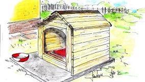 Costruire una funzionale cuccia per cani nell'outdoor di casa