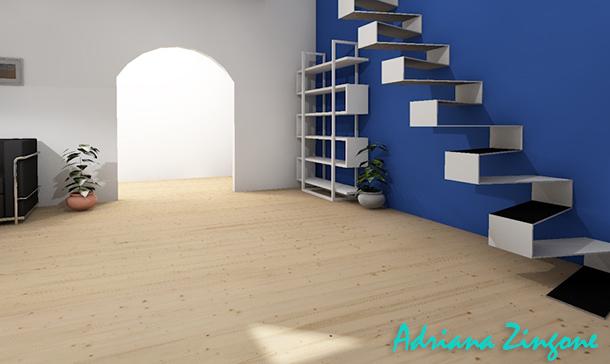 Vista render scala interna
