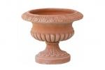 Vaso a calice in terracotta by InFabbrica