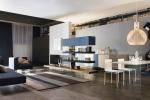 Living open space arredato con Air sofa table, by Lago