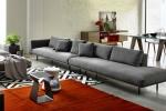 Living room arredato con divano extra large, by Fumante