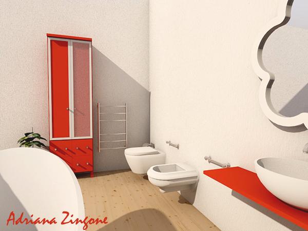 Bagno gres effetto parquet