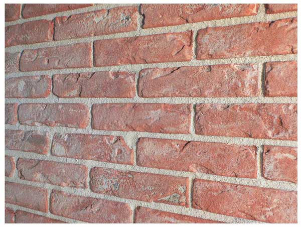 Realizzare un muro in finti mattoni Come pulire i mattoni rossi esterni