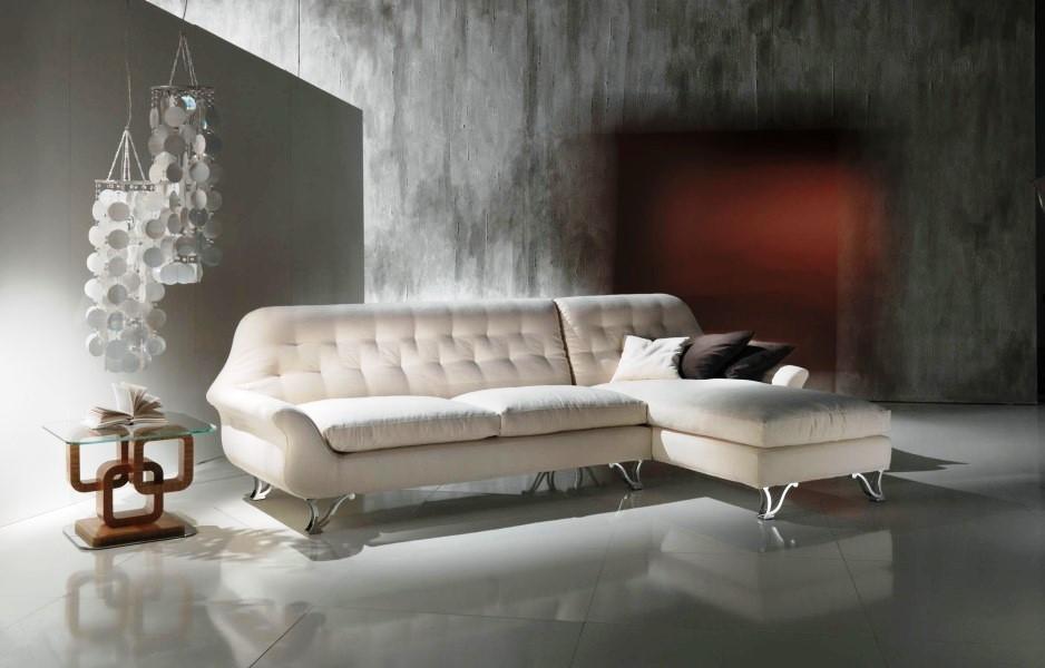 Salotto contemporaneo: divano Cherubino Carpanelli