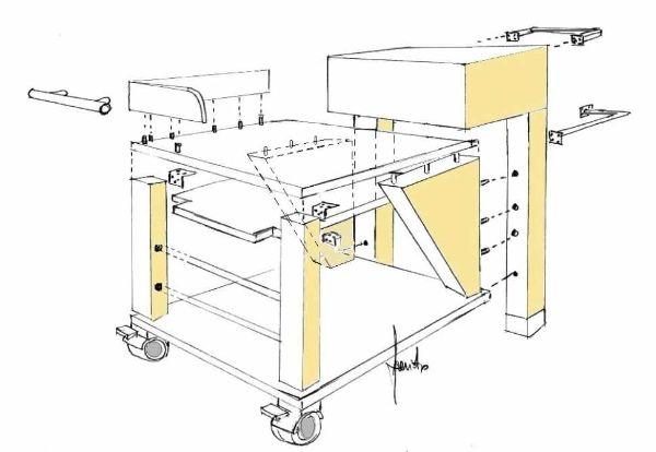 Carrello da cucina fai da te Cucine fai da te in legno
