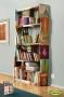 Libreria fatta di libri, da Ikea