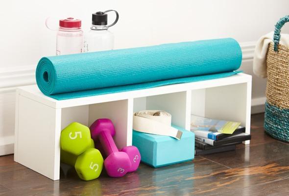 Come organizzare gli attrezzi per il fitness in casa, da pgeveryday.com