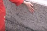 La superficie trattata per l'applicazione del cemento osmotico, Nord Resine