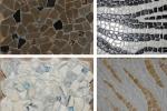 Trencadìs di pietre e mosaici de I Ciottoli di Marmo per la creazione di soglie decorative