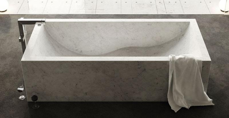 Vasca di bagno in marmo, by Dedalo Stone