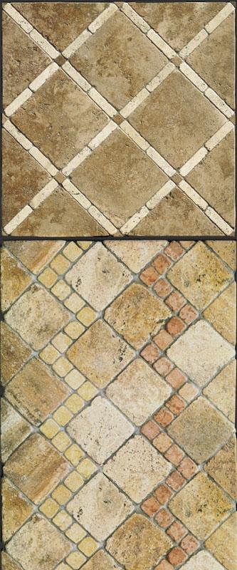 Pavimenti in opus sectile con ispirazione antica di Linea Rustica Marmi
