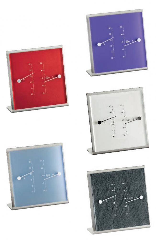 Colori dei termometri/igrometri della serie Modern Home di Barigo