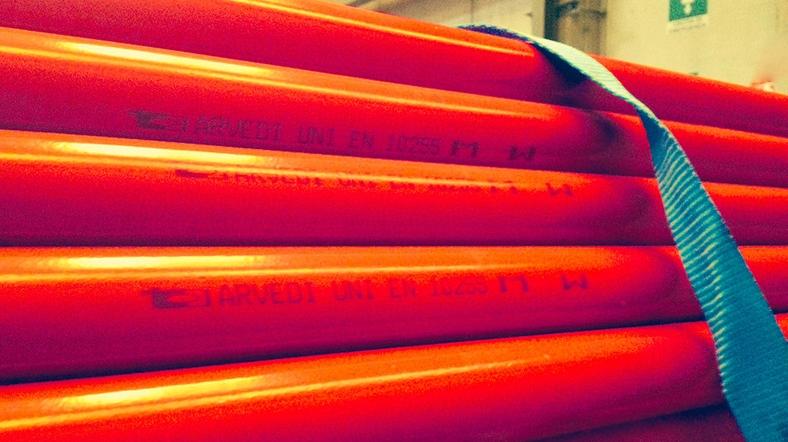 Tubi per impianti antincendio in acciaio preverniciato Arvedi di Metal Condotte