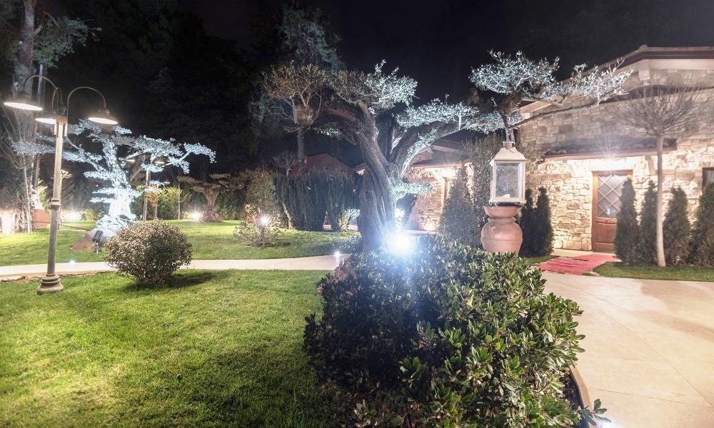 Lampioni da giardino in ottone, di Moretti Luce