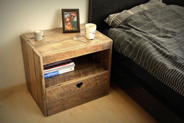 Comodini fai da te per la camera da letto Comodini legno fai da te