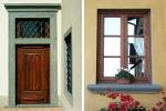 Cornici e davanzali di finestre in pietra serena, by Frosini Pietre