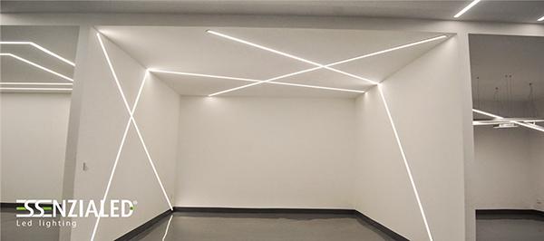 Salone di bellezza luce ad incasso parete Essenzialed