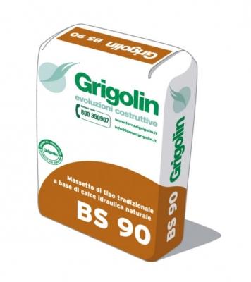 Massetto in biocalce BS 90 delle Fornaci Grigolin