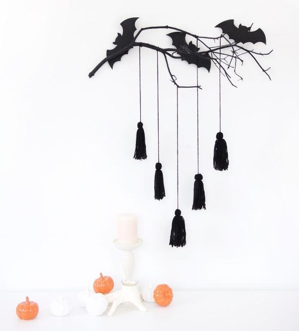 Disegni halloween: ramo di pipistrelli by damasklove.com