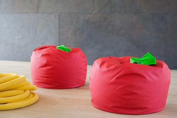 Pouf Pomodoro di Barbi Bottazzi