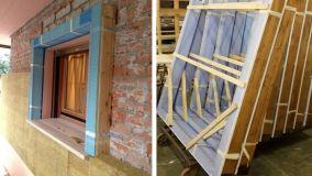 Controtelai in legno o metallo per porte e finestre