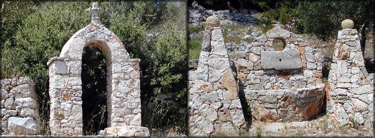 Elementi ornamentali in pietra da spacco by La Pietra Taurina arco e fontana da giardino
