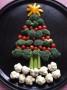 Alberello di Natale con verdure commestibili, da melaniecooks.com