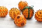 Palle di Natale con arance