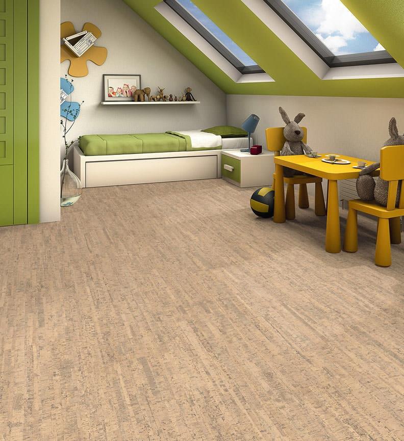 Pannello In Sughero Biondo Naturale Spess. 1 Cm Isolamento Termico (Pacco, 18 Pan. - 9 Mq