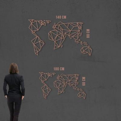 Decorazioni pareti tridimensionali: Hoagard - World Map