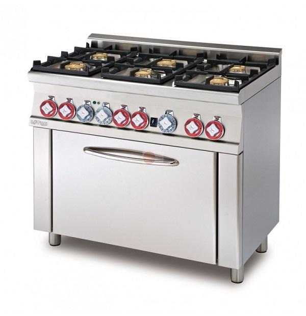 Cucina componibile a gas statico con grill e griglia by Lotus