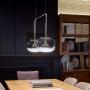 Alive lampadario in vetro 2 luce - Progetti in luce