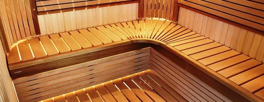 Panca angolare di sauna Harvia
