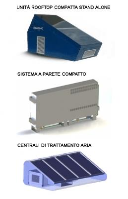 Prototipi di condizionatori solari FREESCOO di SolarInvent