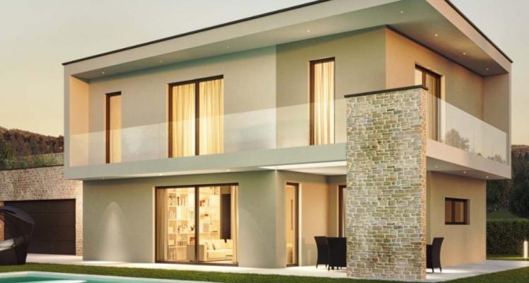 Casa ecologica in legno in stile contemporaneo by Wolf Haus