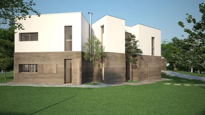 Casa ecologica in paglia di riso by Novellocase