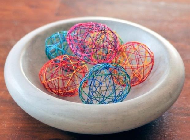 Easter Crafts: Egg Shaped Decorations, from craftwhack.com