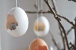 Lavoretti pasquali: un albero di Pasqua con nidi, da skonahem.com