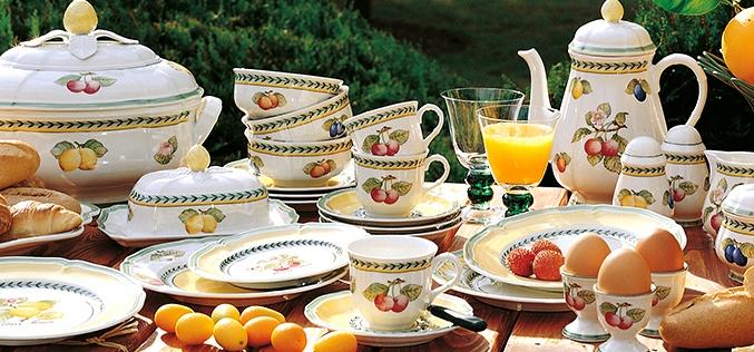 Servizio da colazione in stile tradizionale French Garden, proposte Villeroy&Boch per l'estate 2019
