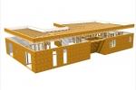 Case prefabbricate in legno progetto france 200 - versione standard