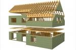 Case prefabbricate in legno progetto france 200 - versione casa passiva