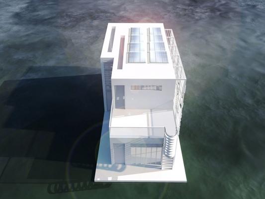 Un progetto di casa galleggiante by Polistudio A.E.S.