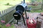 Angolo barbecue nell'outdoor