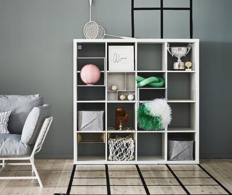 Organizzare la cantina con lo scaffale da riordino Ikea Kallax