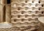 Modulo divisorio in marmo, collezione Muri di Pietra - Foto e progetto di Lithos Design