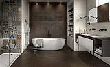Gres effetto metallo NovaBell forge metal bagno