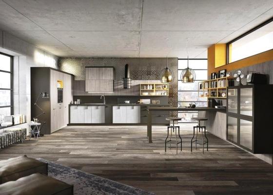 Cucina Loft in legno di design - Snaidero